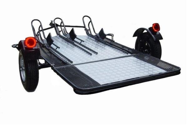 Trinity Motorcycle trailer Mt3 Three Rail