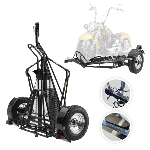 Single Stand-Up™ Motorcycle Trailer - Image 3