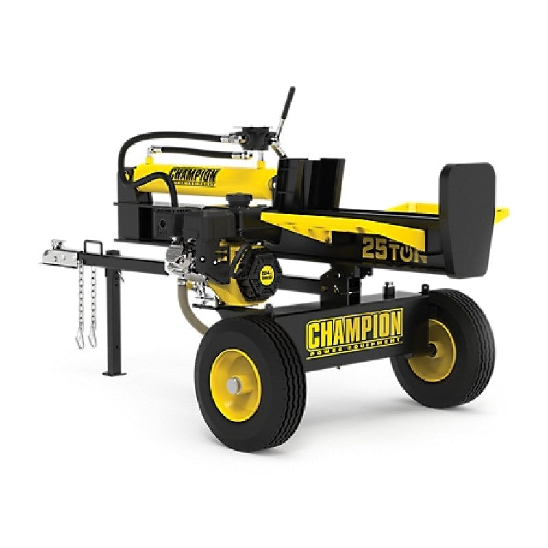 Champion Power Equipment 25 Ton Horizontal/Vertical Gas-Powered Full-Beam Log Splitter with Auto Return
