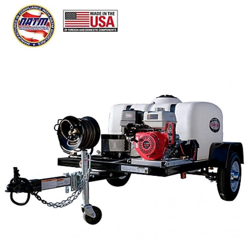 SIMPSON 4,200 PSI 4 GPM Gas Cold Water Pressure Washer with CAT Triplex Plunger Pump, Honda GX390 Engine