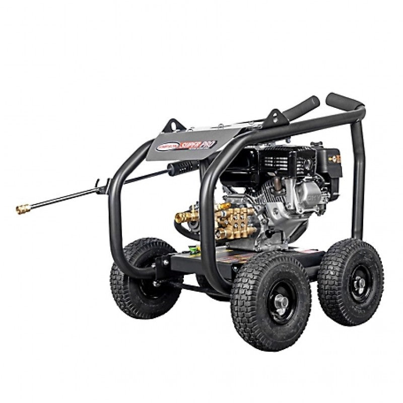 SIMPSON 3,600 PSI 2.5 GPM Gas Cold Water SuperPro Roll-Cage Pressure Washer with CRX210 Engine and Triplex Plunger Pump