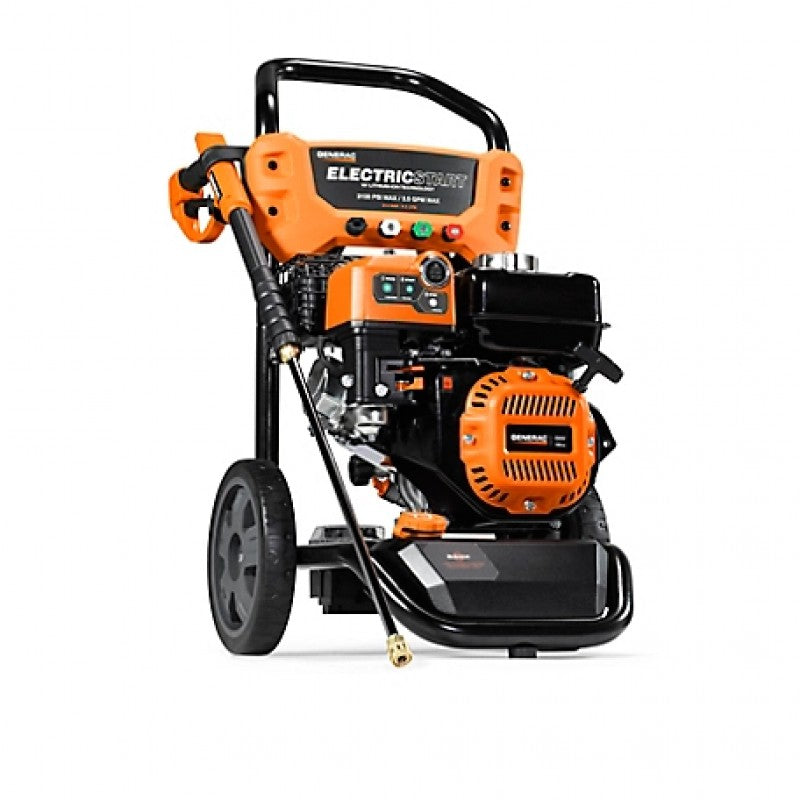 Generac 3,100 PSI 2.5 GPM Gas Cold Water Electric-Start Pressure Washer, 49-State/CSA