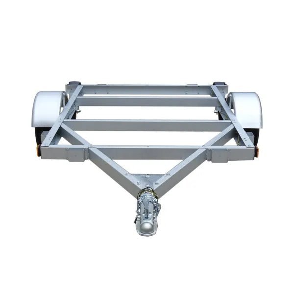 STIRLING, 4ft. x 6ft. Galvalume Kit Trailer w/8in. Wheels, Load Capacity 800 lb, Deck Length 6 ft, Deck Width 4 ft, Model# 48-072-KO8