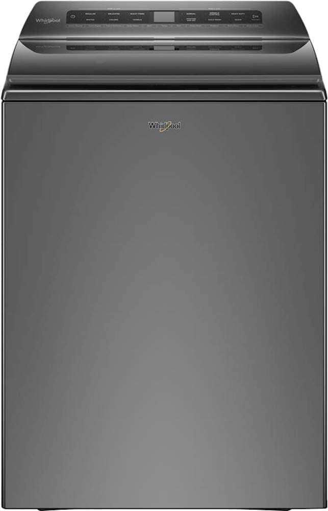 Whirlpool – 4.7 Cu. Ft. Top Load Washer with Pretreat Station – Chrome shadow