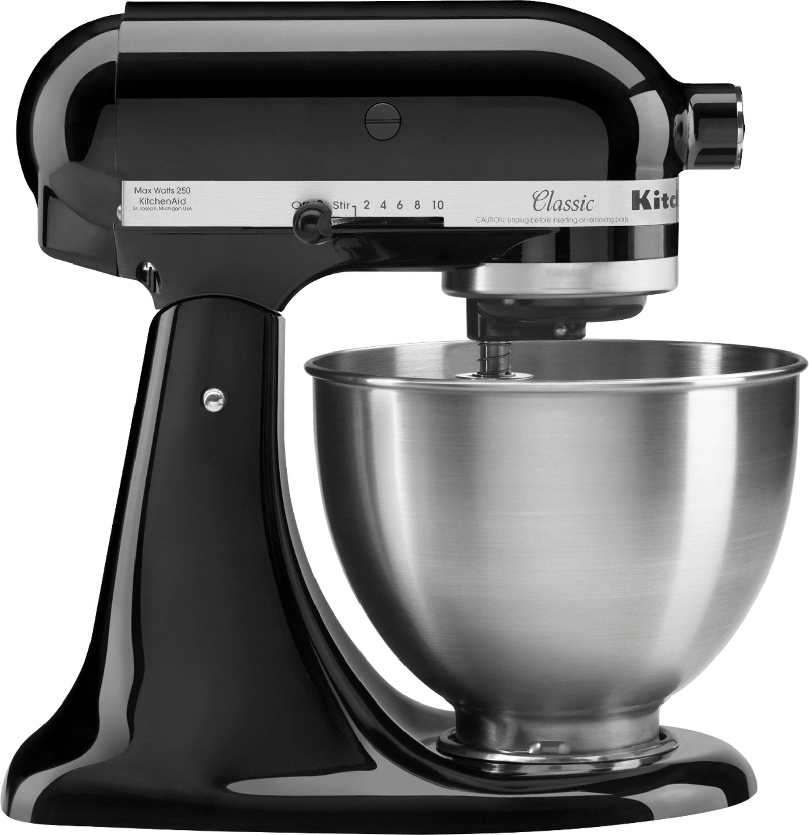 KitchenAid – K45SSOB Classic Tilt-Head Stand Mixer – Onyx Black