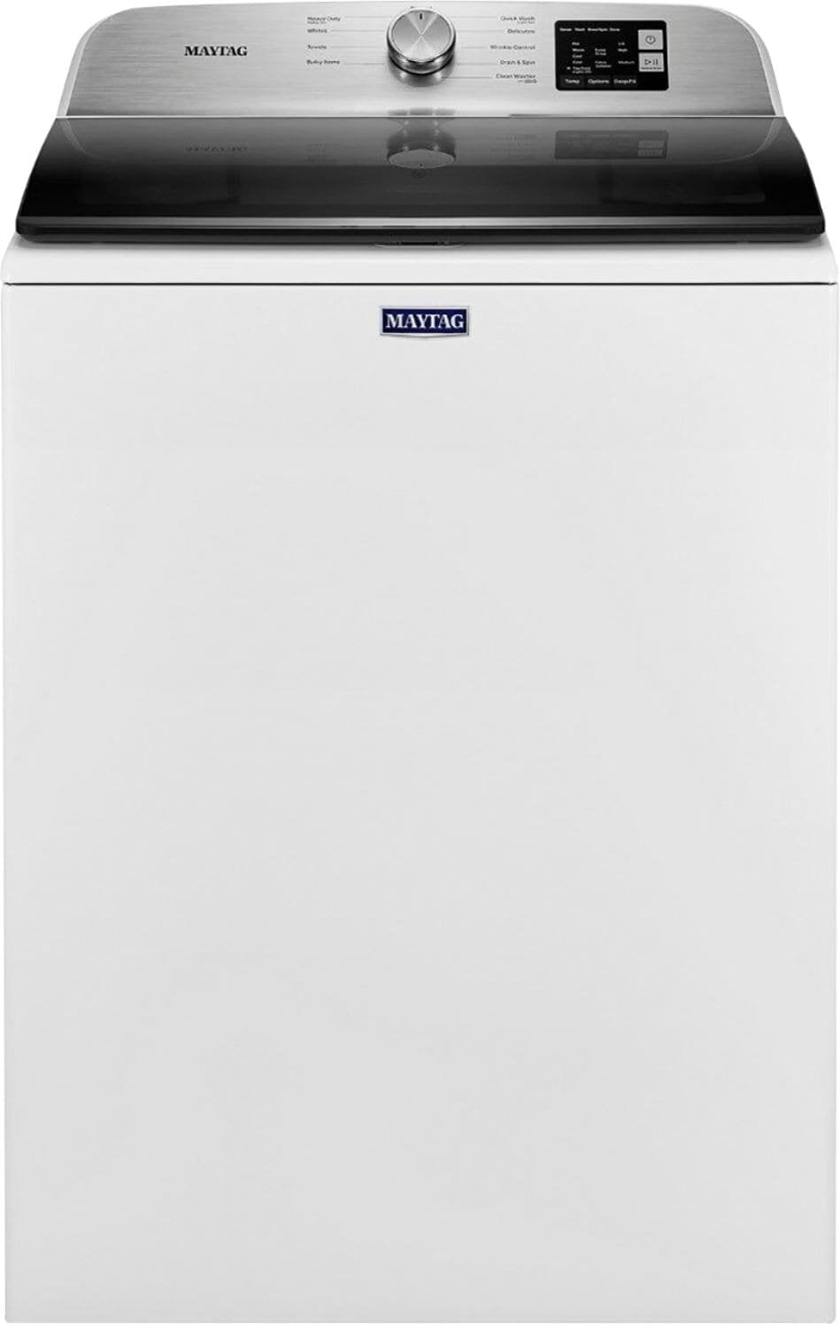 Maytag – 4.8 Cu. Ft. Top Load Washer with Deep Fill Option – White