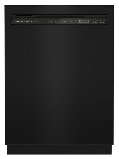 KitchenAid – 24″ Front Control Built-In Dishwasher with Stainless Steel Tub, ProWash, 47 dBA – Black