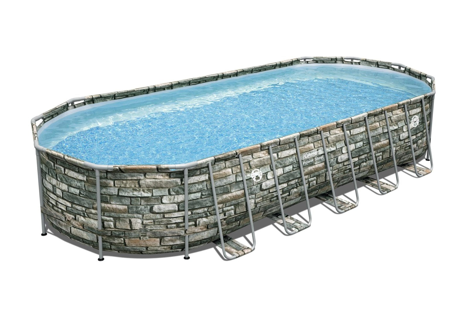 Coleman Power Steel 26′ x 52″ Deluxe Series Pool Set with Pump, Ladder and Cover
