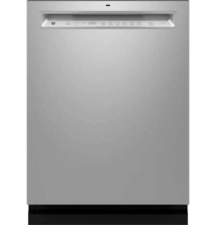 GE – 24″ Front Control Built-In Tub Dishwasher with 3rd Rack, Sanitize Cycle and 47 dBA – Stainless Steel