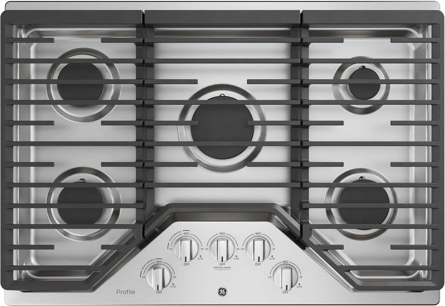 GE Profile PGP7030SLSS 30″ Built-in Gas Cooktop