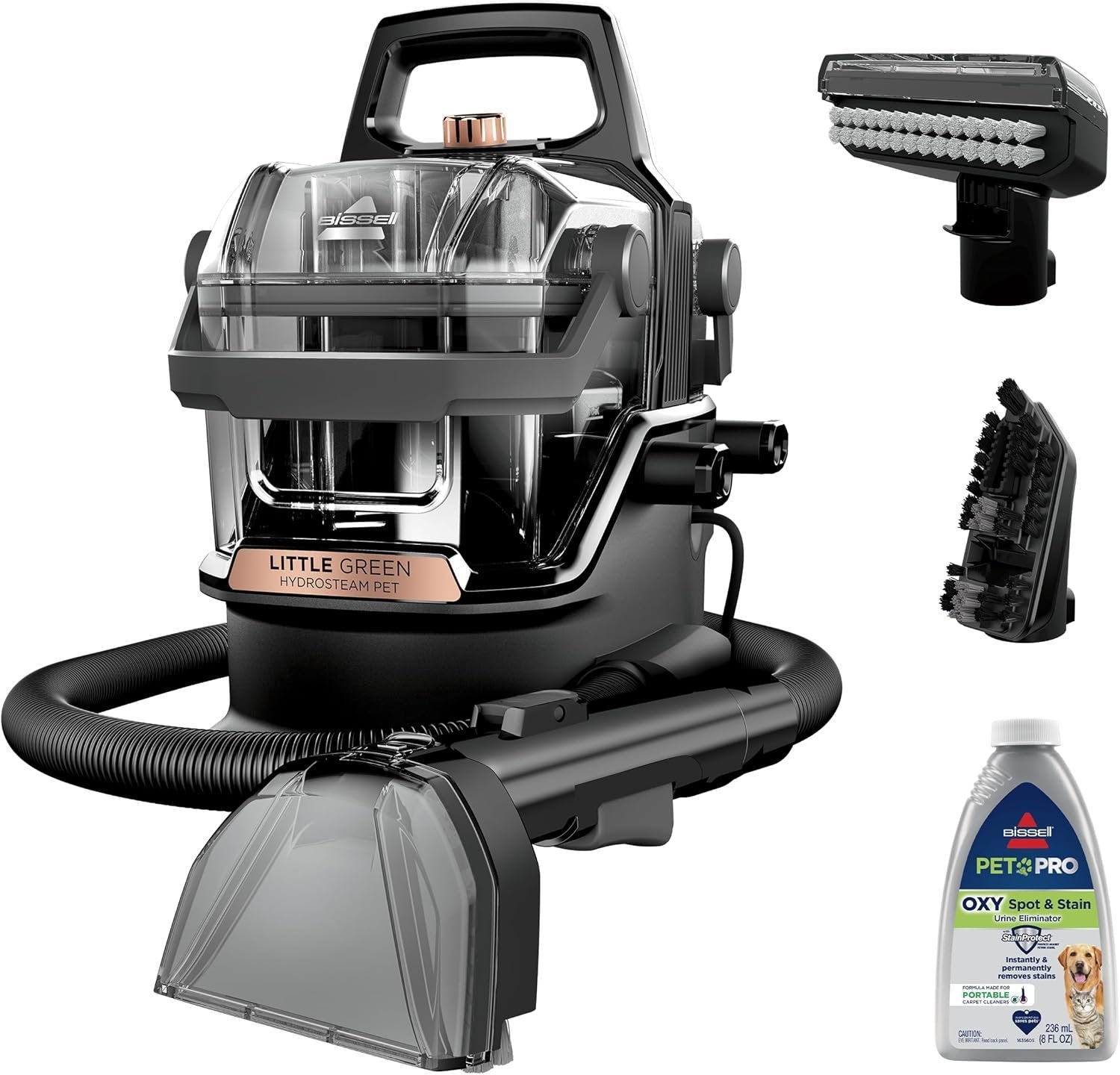 BISSELL Little Green HydroSteam 3618 Portable Carpet & Upholstery Cleaner