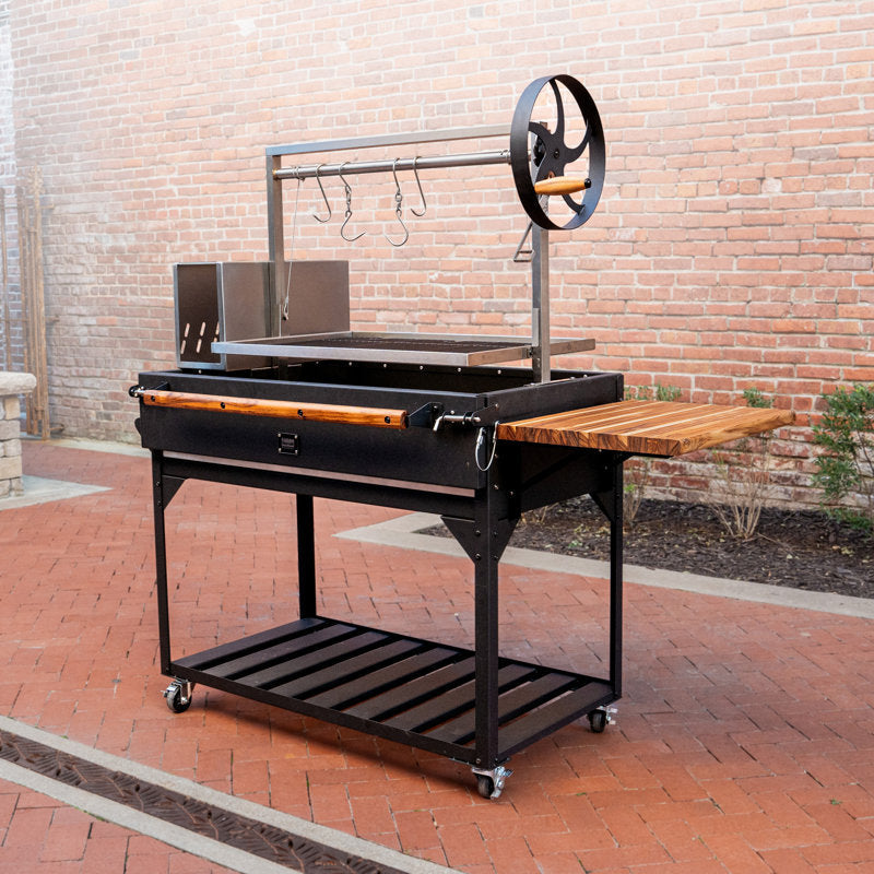 Premium Argentine/Santa Maria BBQ Grill with Wood Fire and Charcoal Grill - Image 2