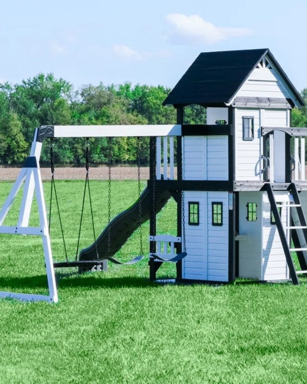 Backyard Discovery White Canyon Creek Swing Set