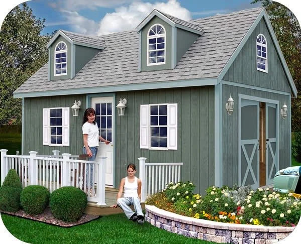 Best Barns Arlington 12×20 Wood Storage Shed Kit