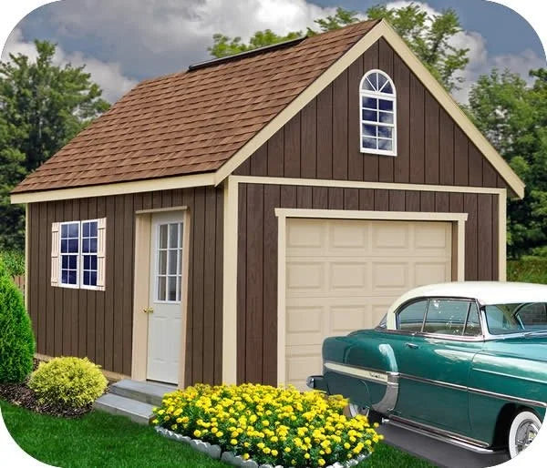 Best Barns Glenwood 12×24 Wood Storage Garage Kit