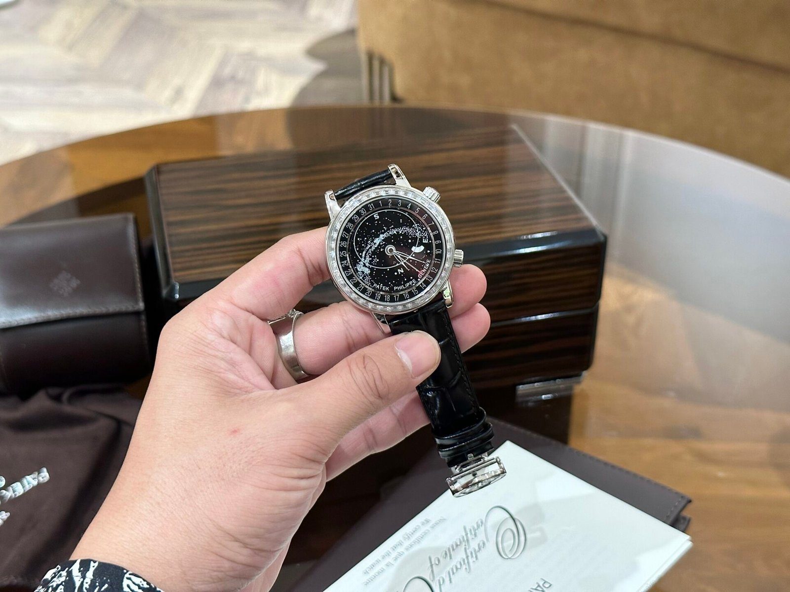 Patek Philippe Grand Complications 6104G Watch Black 44mm