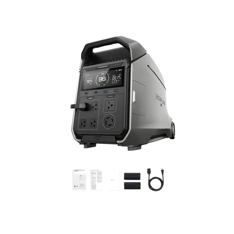 EcoFlow DELTA Pro 3 Portable Power Station | 4096Wh | 4000W | 2600W Solar Input