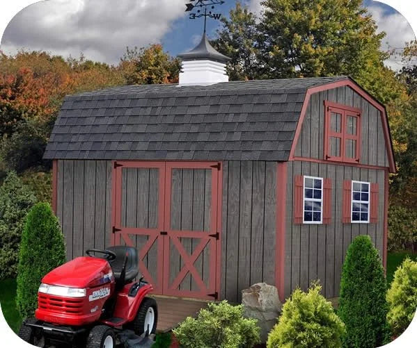 Best Barns Meadowbrook 12×10 Wood Storage Shed Kit