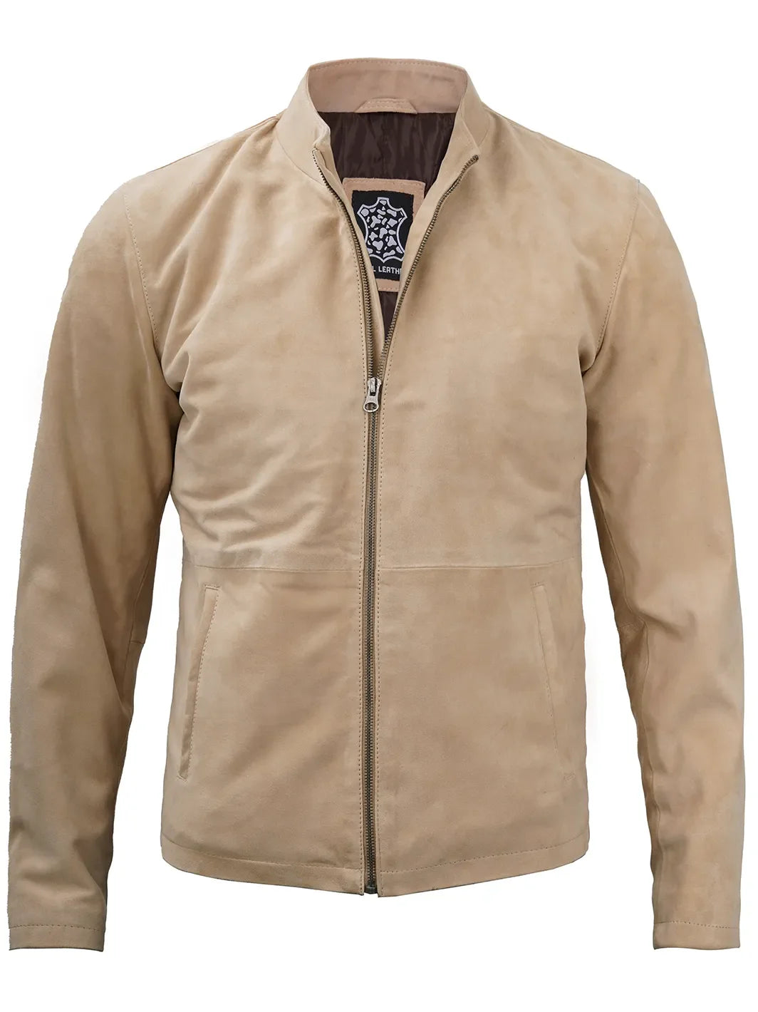 Morocco Men's Camel Suede Jacket - Image 3