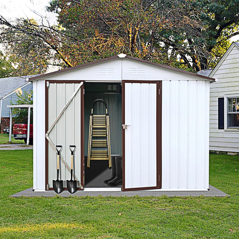 Metal Garden Sheds 10Ft Outdoor Storage Sheds - Image 3