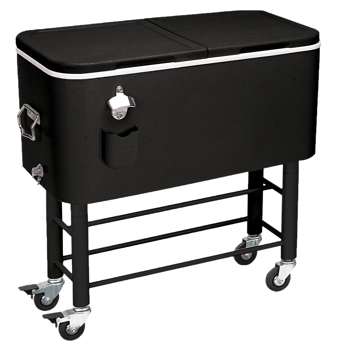 RIO Gear Entertainer Rolling Party Cooler, 77 qt.