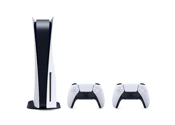 Sony PlayStation 5 PS5 Blu-ray Edition Console with Two Controllers (UK Plug)