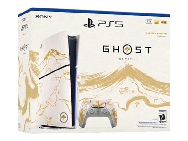 Sony PlayStation 5 PS5 Slim Ultra HD Ghost of Yotei Gold Limited Edition Bundle (EU Plug)