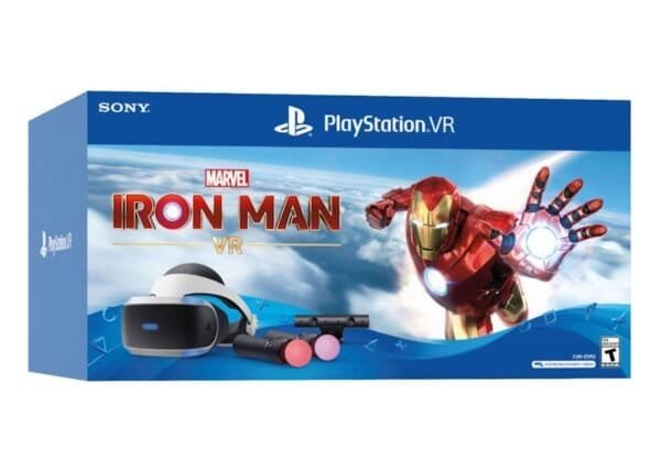 Sony PlayStation Interactive Entertainment Marvel’s Iron Man Digital Game Voucher VR Headset Bundle