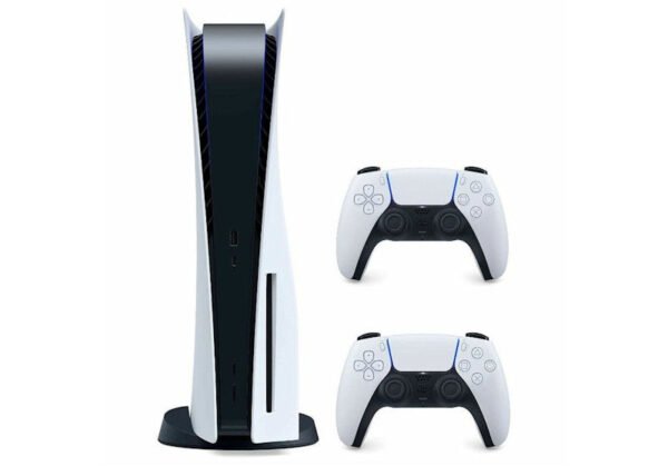 Sony Playstation 5 PS5 Disc Console with Extra DualSense Wireless Controller Bundle (US Plug) 3005718-3005715/3006634