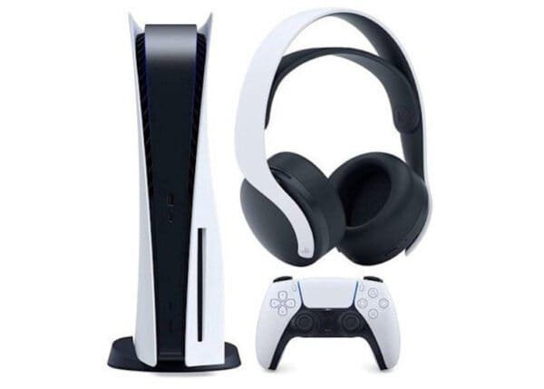 Sony Playstation 5 PS5 Disc Console with PULSE 3D Wireless Gaming Headset 3005718-3005688/3006634