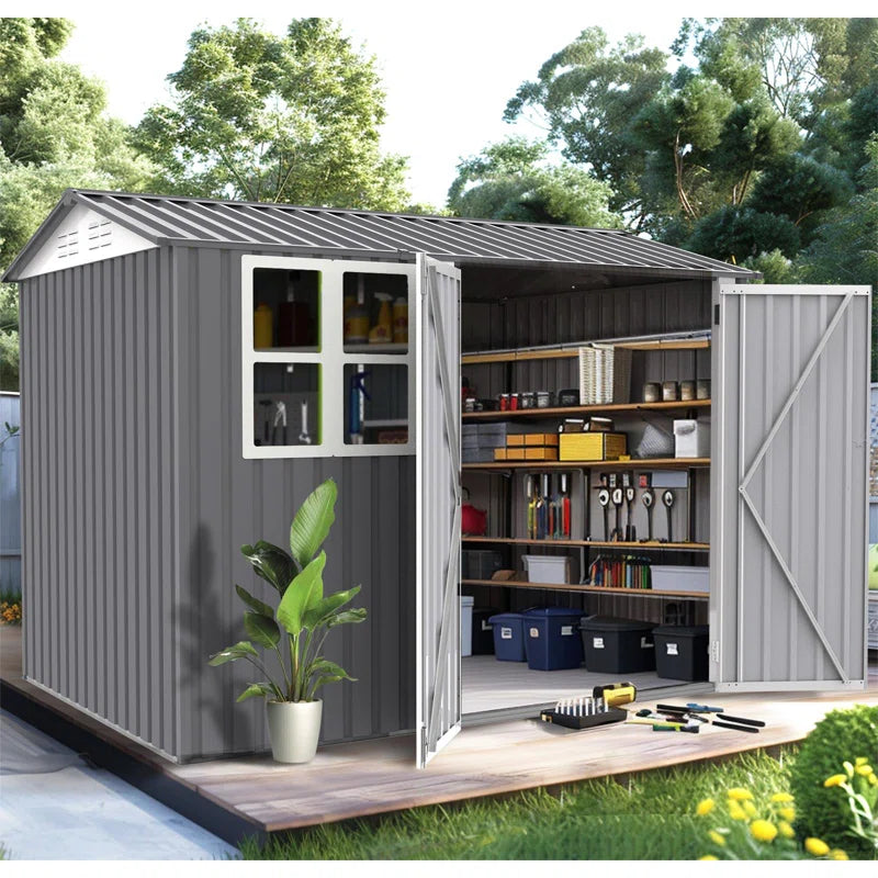 Storage Shed 6 X 8 FT Tool Sheds With Window - Image 5