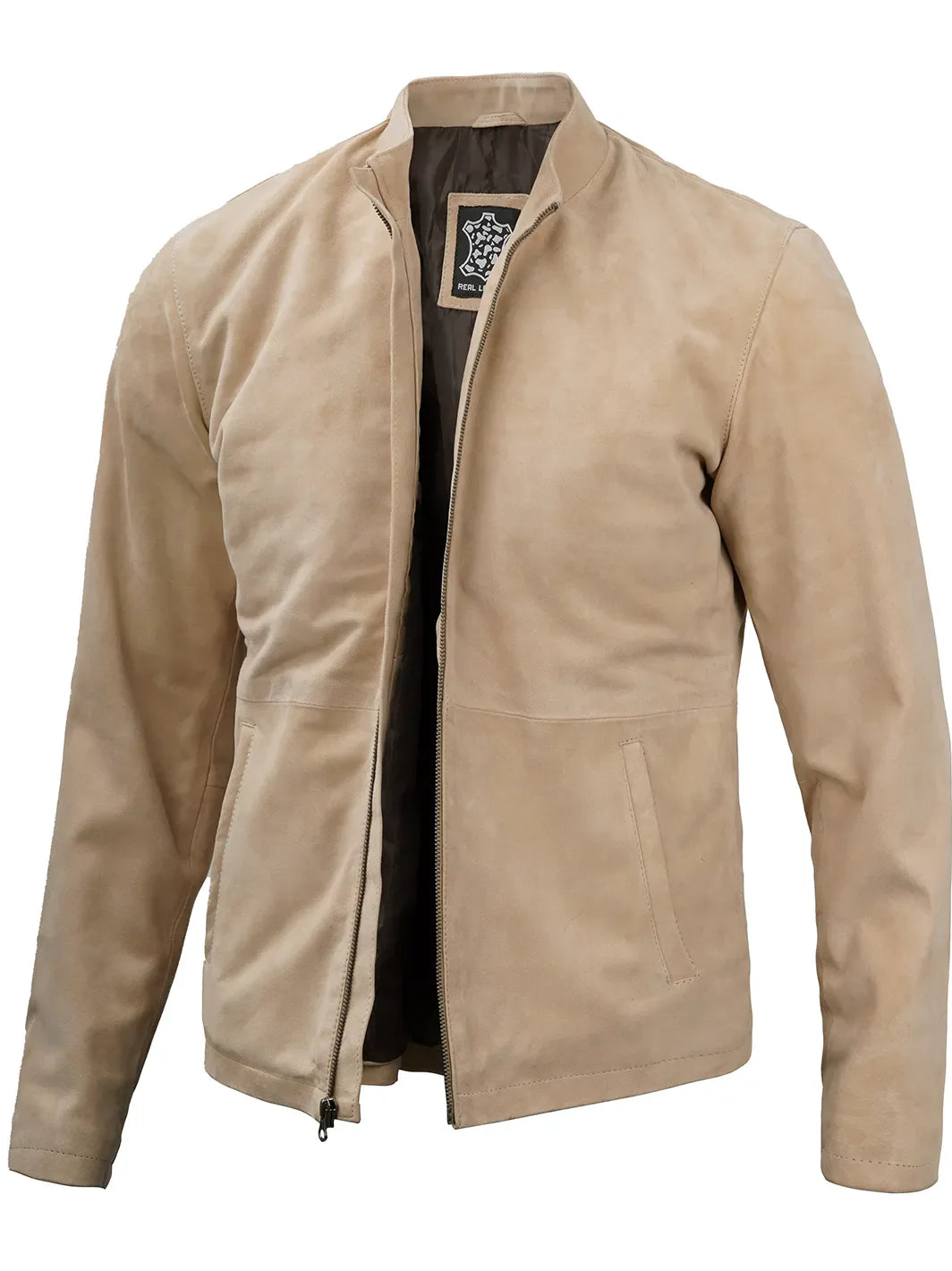 Morocco Men's Camel Suede Jacket