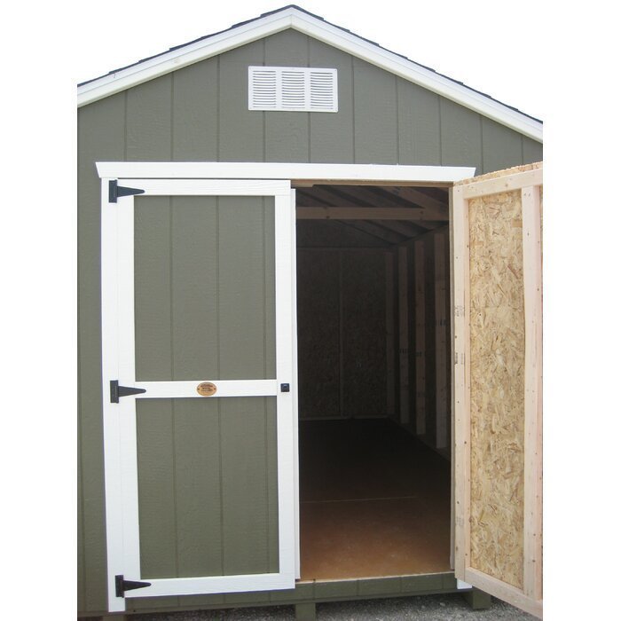 Value 12 ft. W x 14 ft. D Solid and Manufactured Wood Storage Shed - Image 2