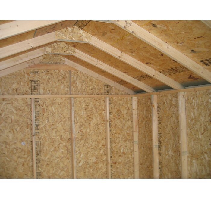 Value 8 ft. W x 16 ft. D Solid and Manufactured Wood Storage Shed - Image 3