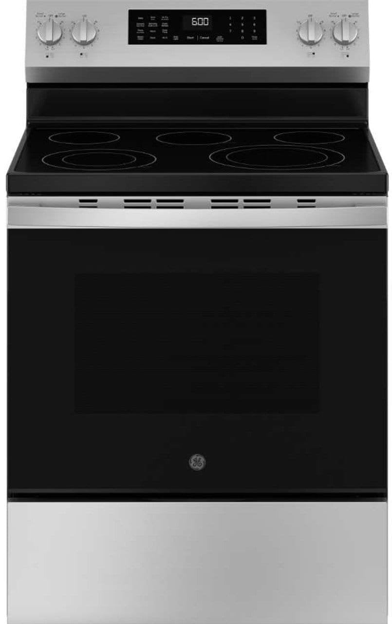 GE 30″ Freestanding Electric Convection Range GRF600AVSS