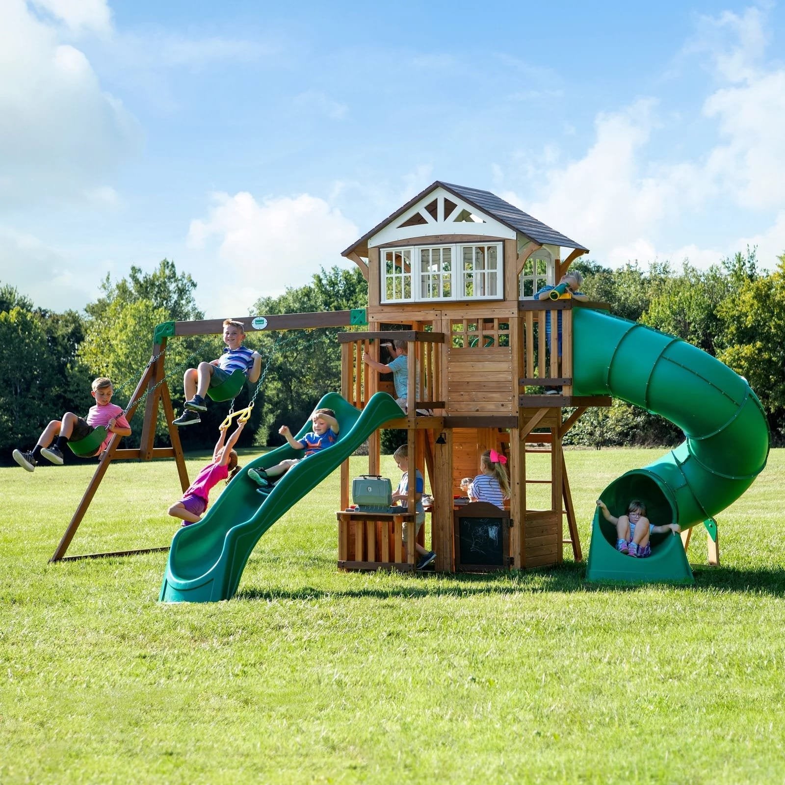 Bristol Point Swing Set - Shipping & Assembly Included
