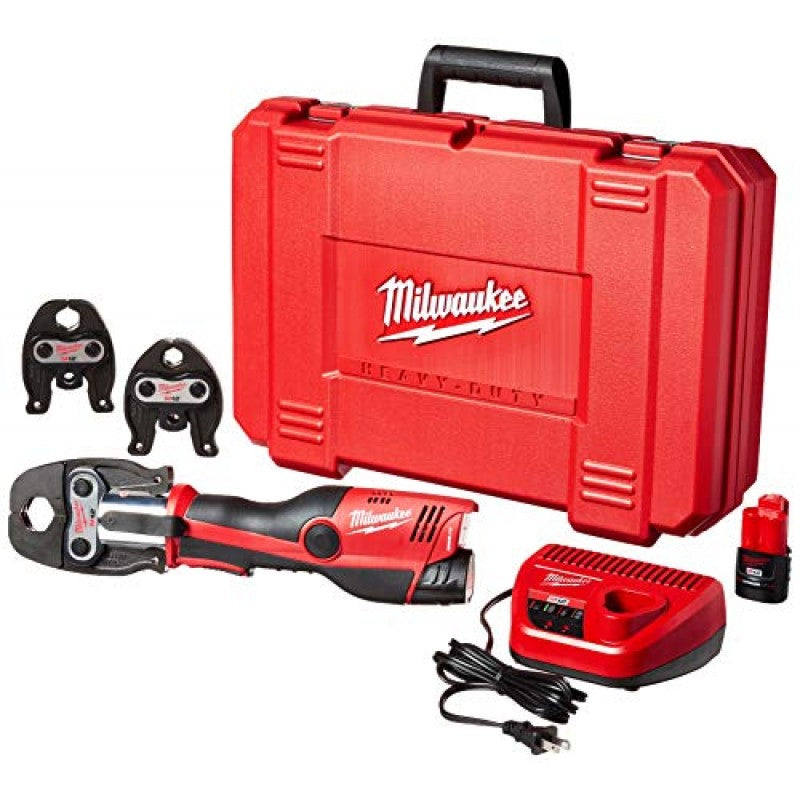 Milwaukee 2473-22 M12 Force Logic Press tool 1/2″ – 1″ Kit