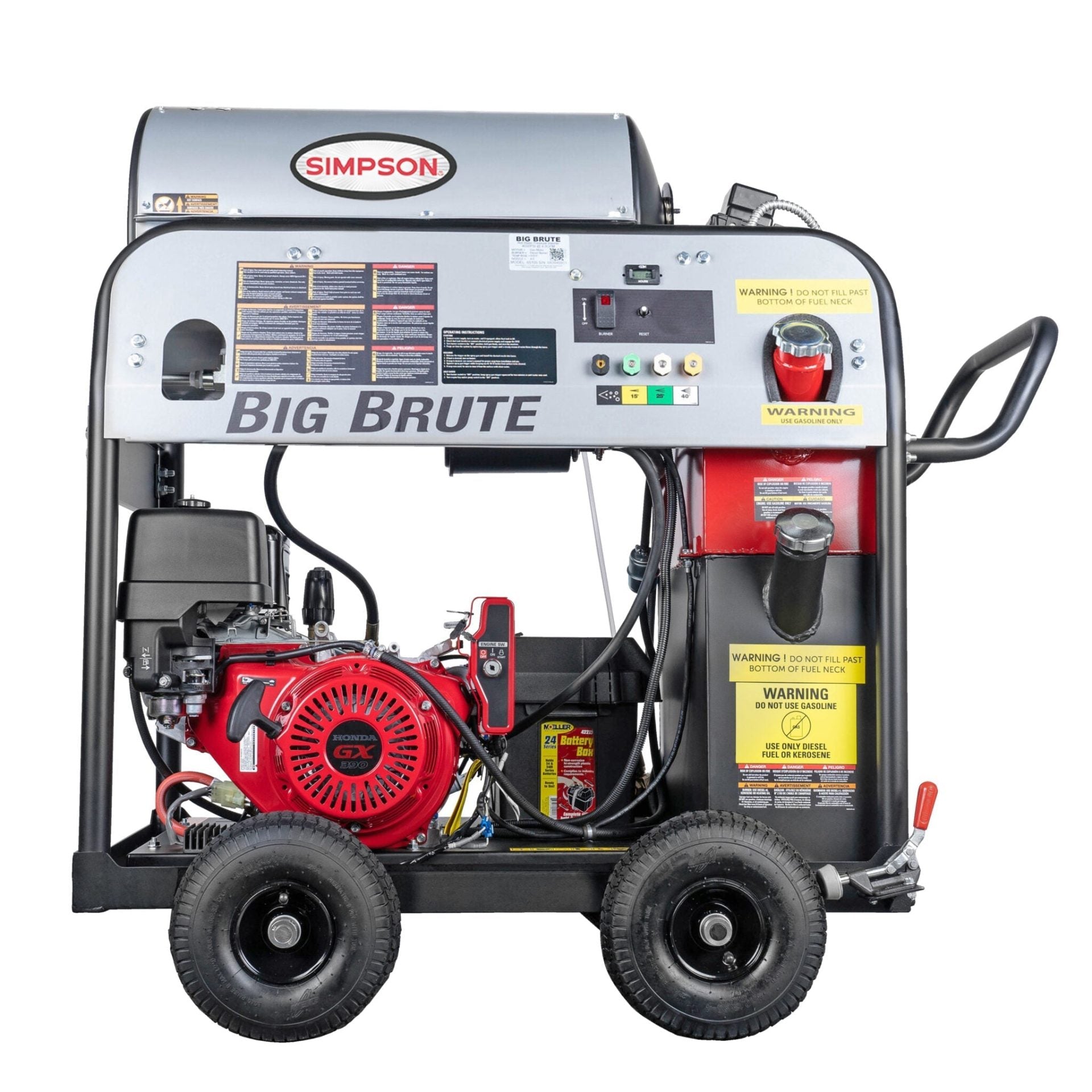 Simpson BB65106 Big Brute 4000 PSI Hot Water Pressure Washer