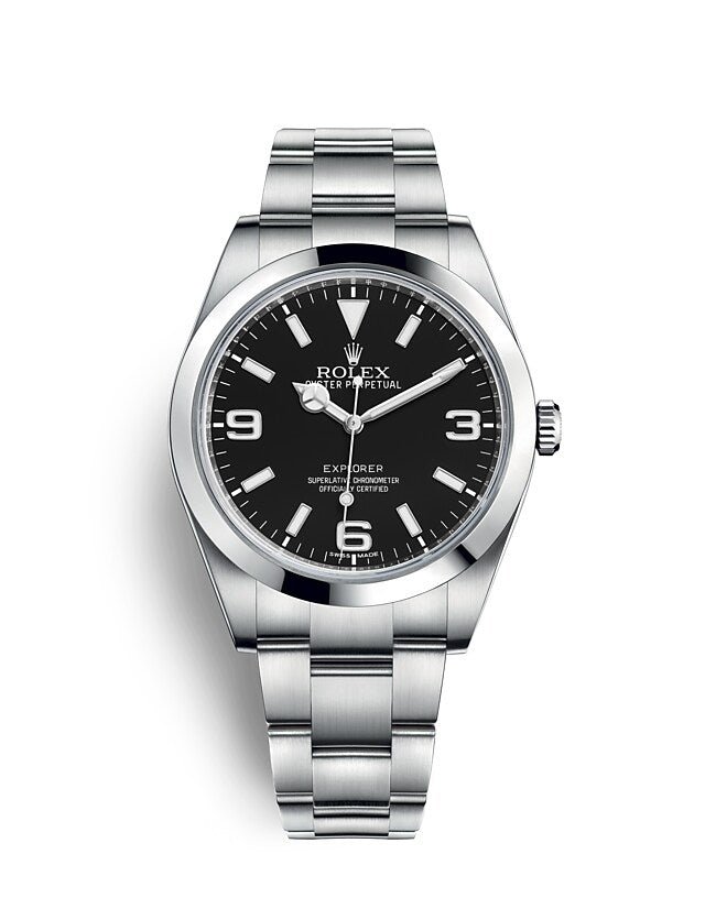 Rolex EXPLORER Oyster, 39 mm, Oystersteel