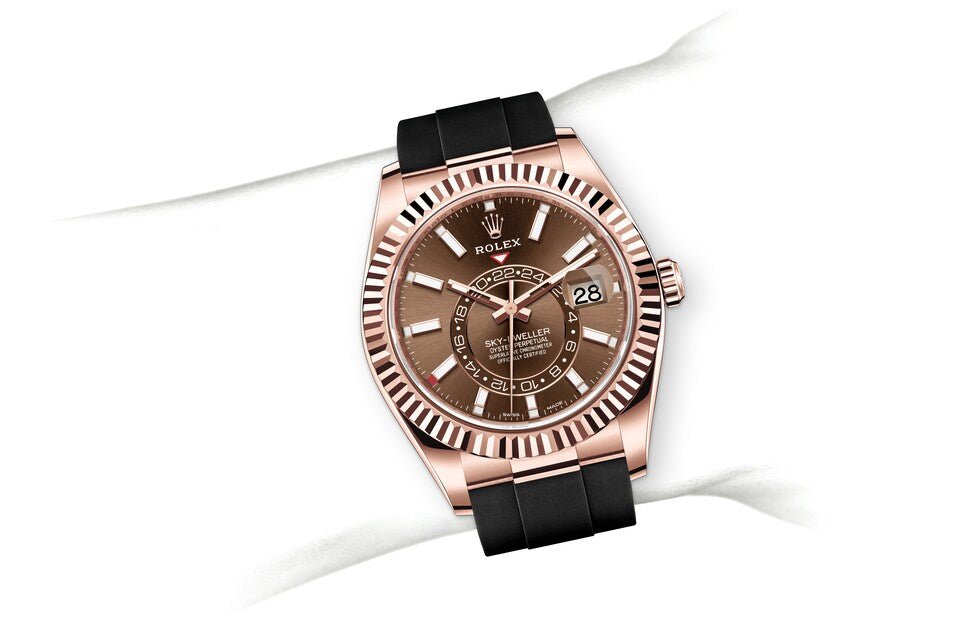 Rolex SKY-DWELLER Oyster, 42 mm, Everose gold - Image 6