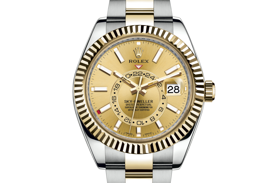 Rolex SKY-DWELLER Oyster, 42 mm, Oystersteel and yellow gold - Image 2