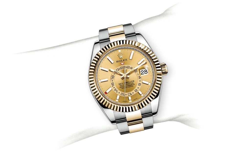 Rolex SKY-DWELLER Oyster, 42 mm, Oystersteel and yellow gold - Image 6