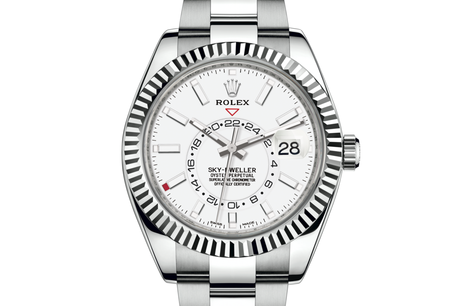 Rolex SKY-DWELLER Oyster, 42 mm, Oystersteel and white gold - Image 2
