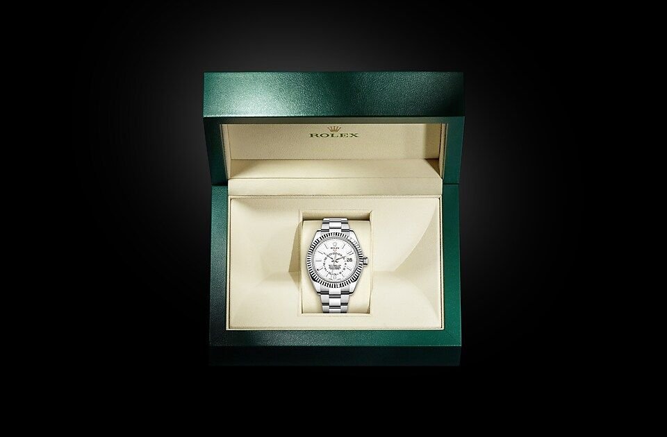 Rolex SKY-DWELLER Oyster, 42 mm, Oystersteel and white gold - Image 4