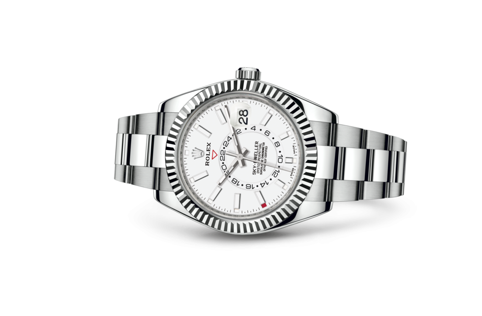 Rolex SKY-DWELLER Oyster, 42 mm, Oystersteel and white gold - Image 3