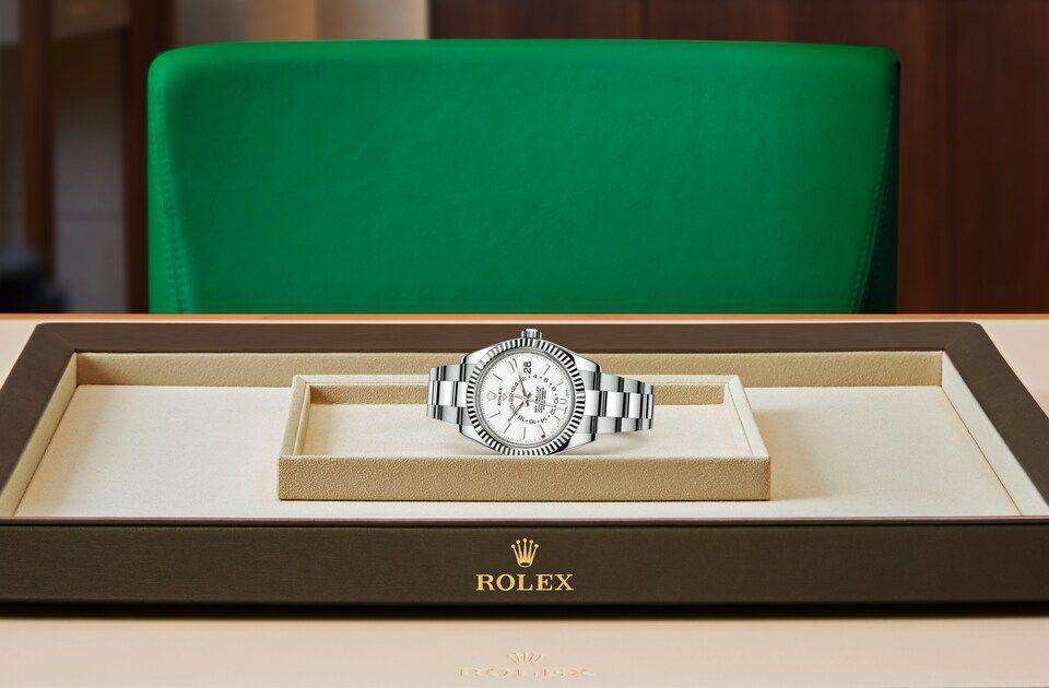 Rolex SKY-DWELLER Oyster, 42 mm, Oystersteel and white gold - Image 5
