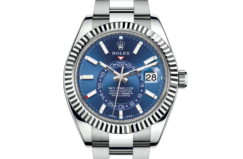 Rolex SKY-DWELLER Oyster, 42 mm, Oystersteel and white gold - Image 2