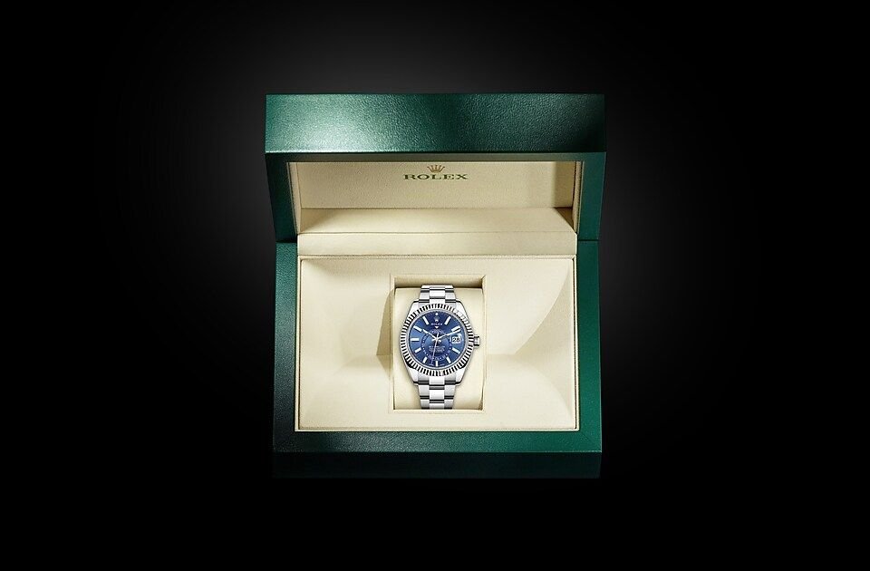 Rolex SKY-DWELLER Oyster, 42 mm, Oystersteel and white gold - Image 4