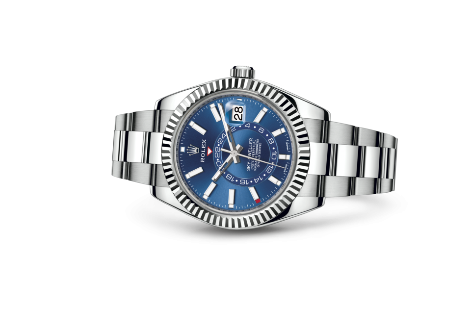 Rolex SKY-DWELLER Oyster, 42 mm, Oystersteel and white gold - Image 3