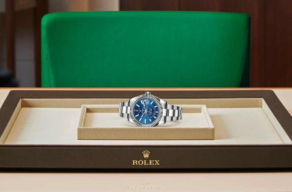 Rolex SKY-DWELLER Oyster, 42 mm, Oystersteel and white gold - Image 5